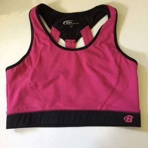 𝅺bodybuilding.com Bryna sports bra fuchsia rose.
